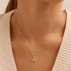 Cubic Zirconia Evil Eye Pendant in Sterling Silver Pendants Bevilles 