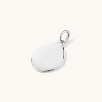Pebble Pendant in Sterling Silver Pendants Bevilles 