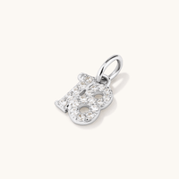 Eighteen Cubic Zirconia Pendant in Sterling Silver Pendants Bevilles 