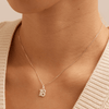 Eighteen Cubic Zirconia Pendant in Sterling Silver Pendants Bevilles 