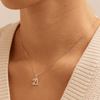 Cubic Zirconia Twenty-One Pendant in Sterling Silver Pendants Bevilles 