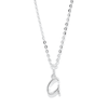 45cm Initial G Pendant Necklace in Sterling Silver Pendants Bevilles 