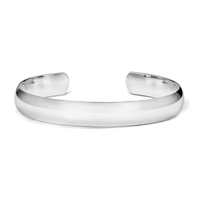 64mm Cuff Bangle in Sterling Silver Bangles Bevilles 