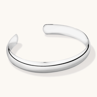 64mm Cuff Bangle in Sterling Silver Bangles Bevilles 