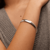 64mm Cuff Bangle in Sterling Silver Bangles Bevilles 