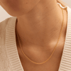 45cm Hollow Belcher Chain in 9kt Yellow Gold Necklaces Bevilles 