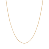 45cm Hollow Oval Belcher Chain in 9kt Yellow Gold Necklaces Bevilles 