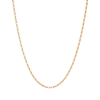 45cm Hollow Paperclip Chain in 9ct Yellow Gold Necklaces Bevilles 