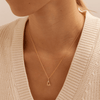 Initial D Pendant with 0.05ct of Laboratory-Grown Diamonds in 9kt Yellow Gold Pendants Bevilles 