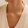 Initial G Pendant with 0.05ct of Laboratory-Grown Diamonds in 9kt Yellow Gold Pendants Bevilles 