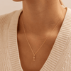 Initial I Pendant with 0.05ct of Laboratory-Grown Diamonds in 9kt Yellow Gold Pendants Bevilles 