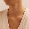 Initial T Pendant with 0.05ct of Laboratory-Grown Diamonds in 9kt Yellow Gold Pendants Bevilles 