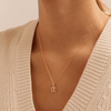 Initial W Pendant with 0.05ct of Laboratory-Grown Diamonds in 9kt Yellow Gold Pendants Bevilles 