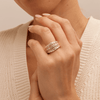 Multirow Dress Ring with 1.98tw of Laboratory-Grown Diamonds in 9kt Yellow Gold Rings Bevilles 