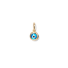 Enamel Evil Eye Pendant in 9kt Yellow Gold Pendants Bevilles 