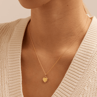 Heart Pendant in 9kt Yellow Gold Pendants Bevilles 