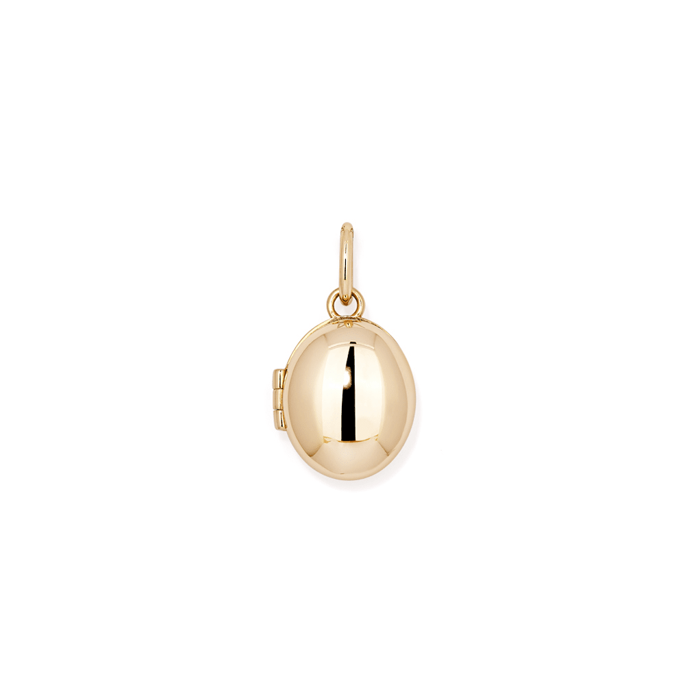 Oval Locket Pendant in 9kt Yellow Gold Pendants Bevilles 