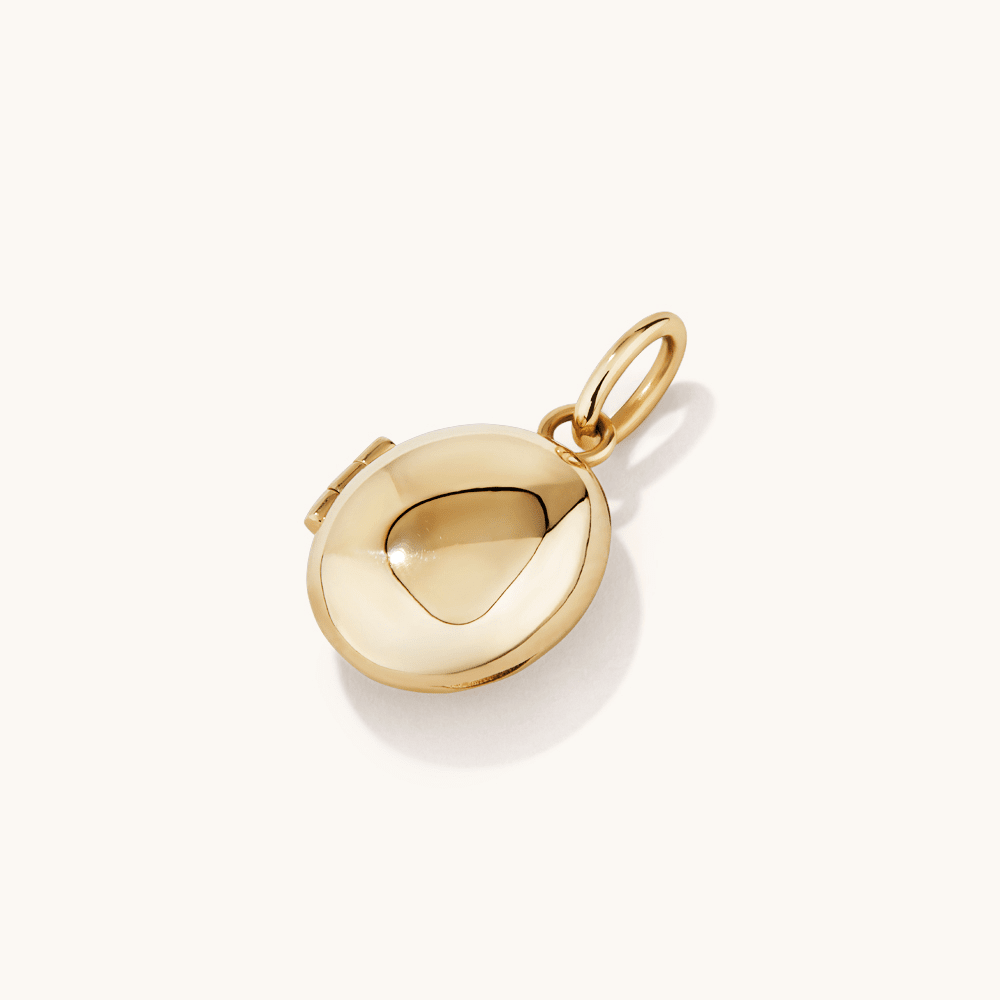 Oval Locket Pendant in 9kt Yellow Gold Pendants Bevilles 