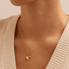 Puff Heart Lock Pendant in 9kt Yellow Gold Pendants Bevilles 