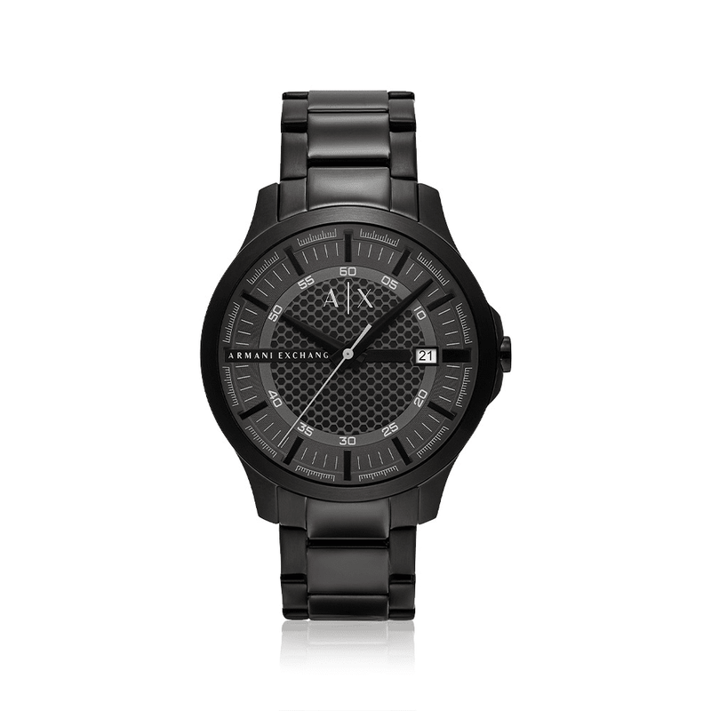 Armani Exchange Men's Black Hampton Quartz Watch AX2464 Watches Bevilles 