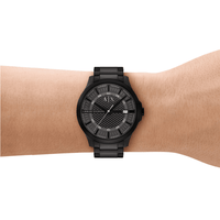 Armani Exchange Men's Black Hampton Quartz Watch AX2464 Watches Bevilles 