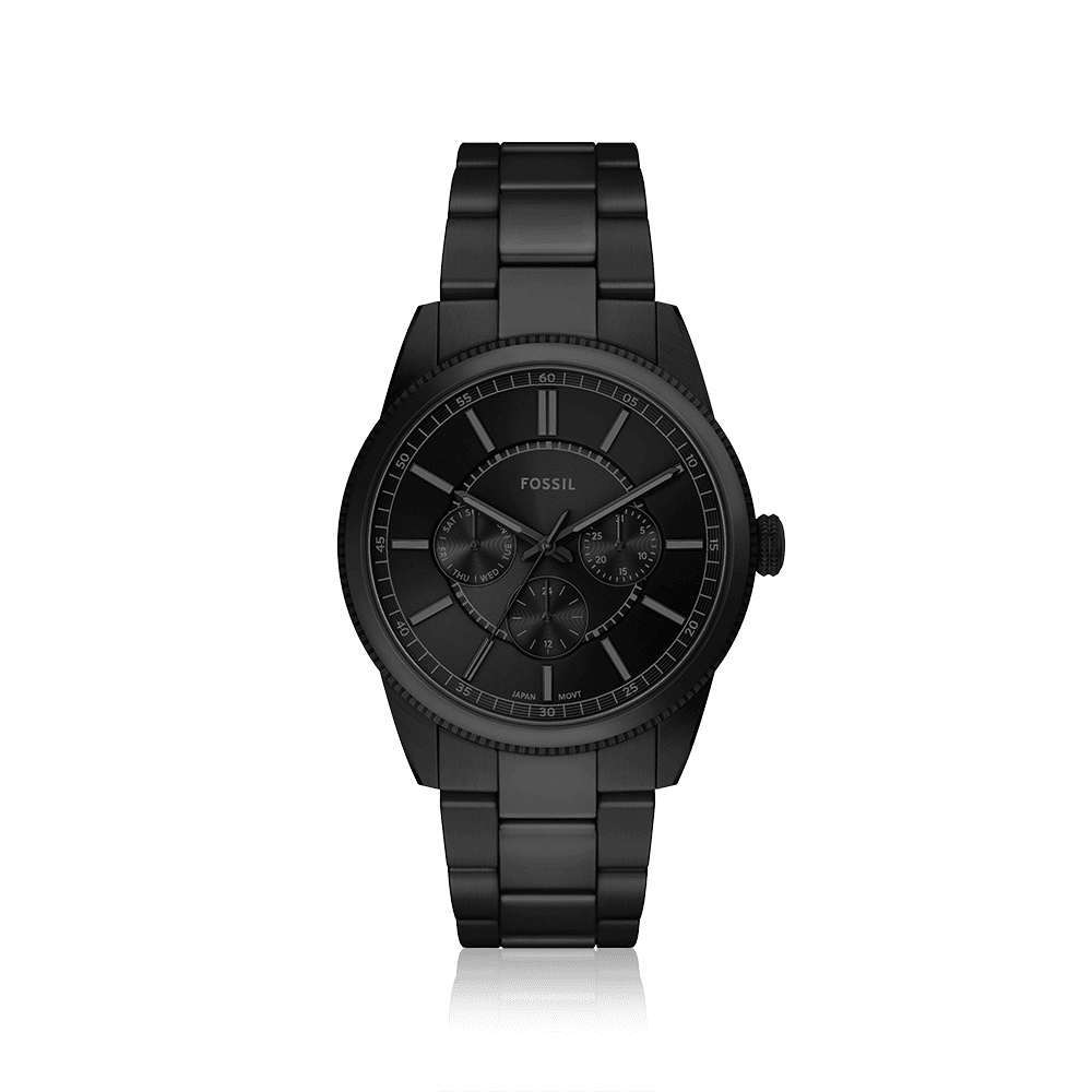 Fossil Men's Pearson Black Quartz Multifunction Watch FS6135 Watches Bevilles 