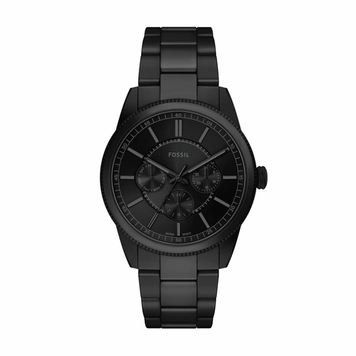 Fossil Pearson Black Quartz Multifunction Watch FS6135 Watches Fossil 
