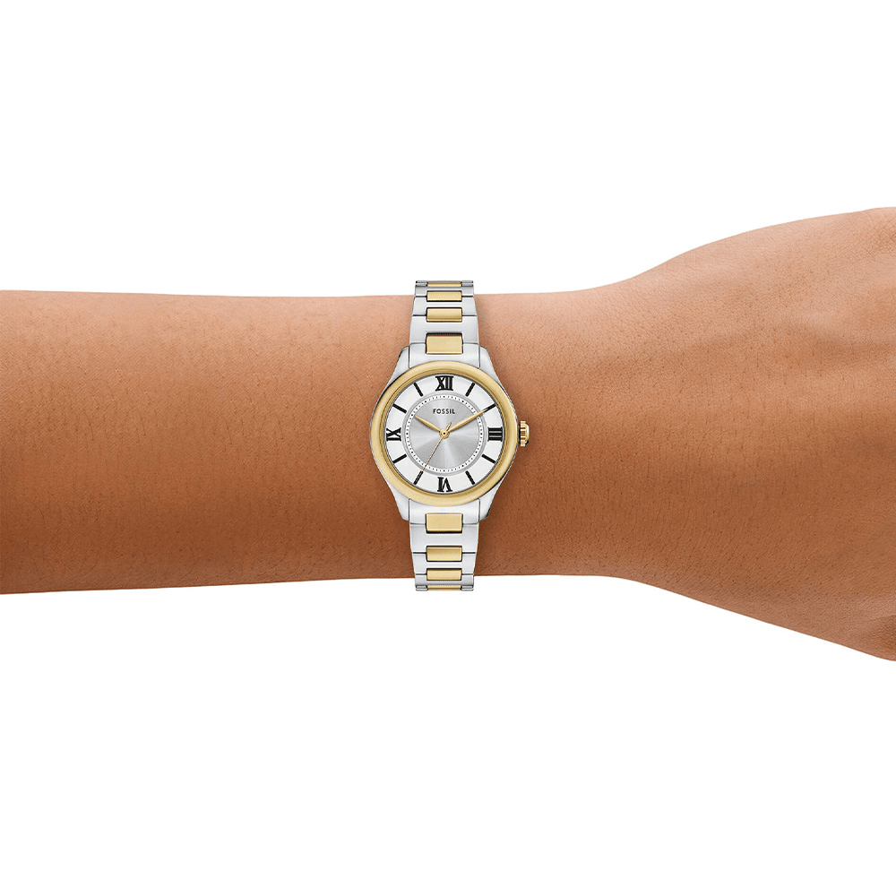 Fossil Ladies Gilmore 2-Tone Quartz Watch ES5422 Watches Bevilles 
