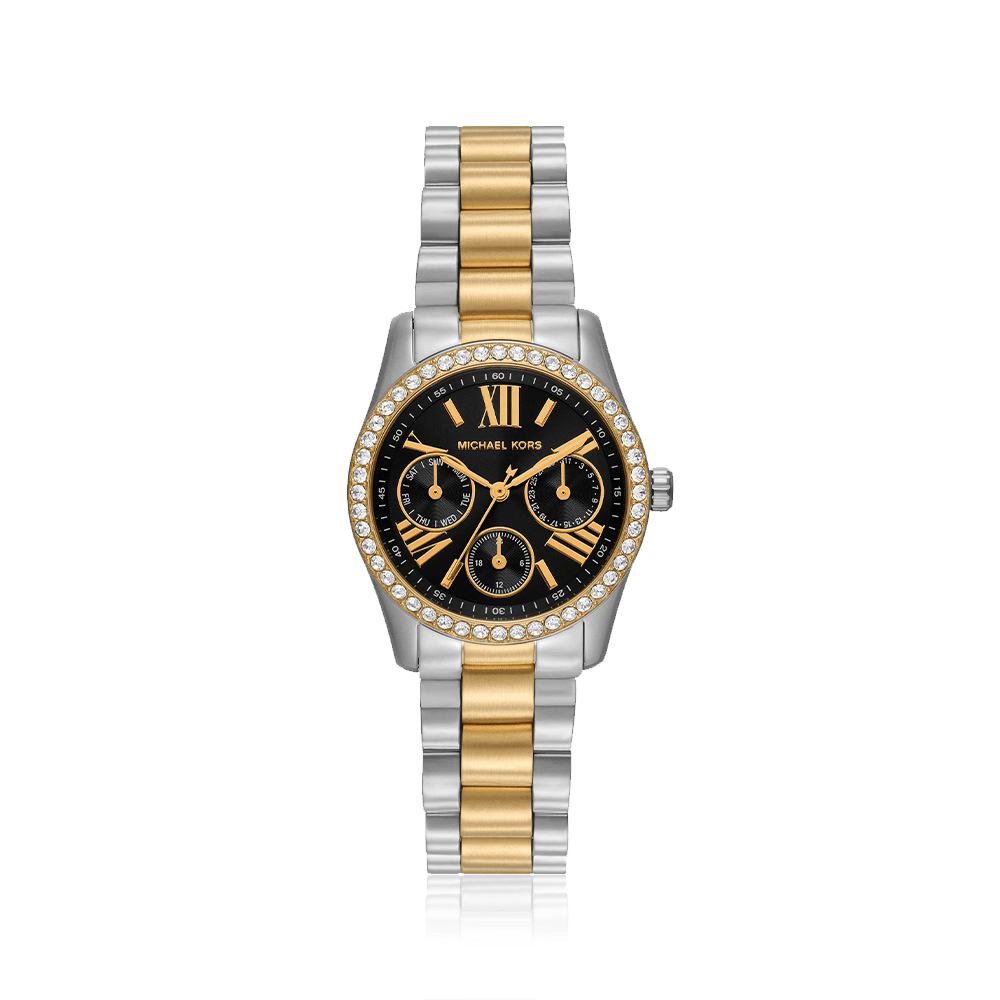 Michael Kors Ladies 2-Tone Lexington Quartz Watch MK4925 Watches Bevilles 