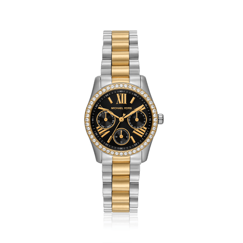 Michael Kors Ladies 2-Tone Lexington Quartz Watch MK4925 Watches Bevilles 