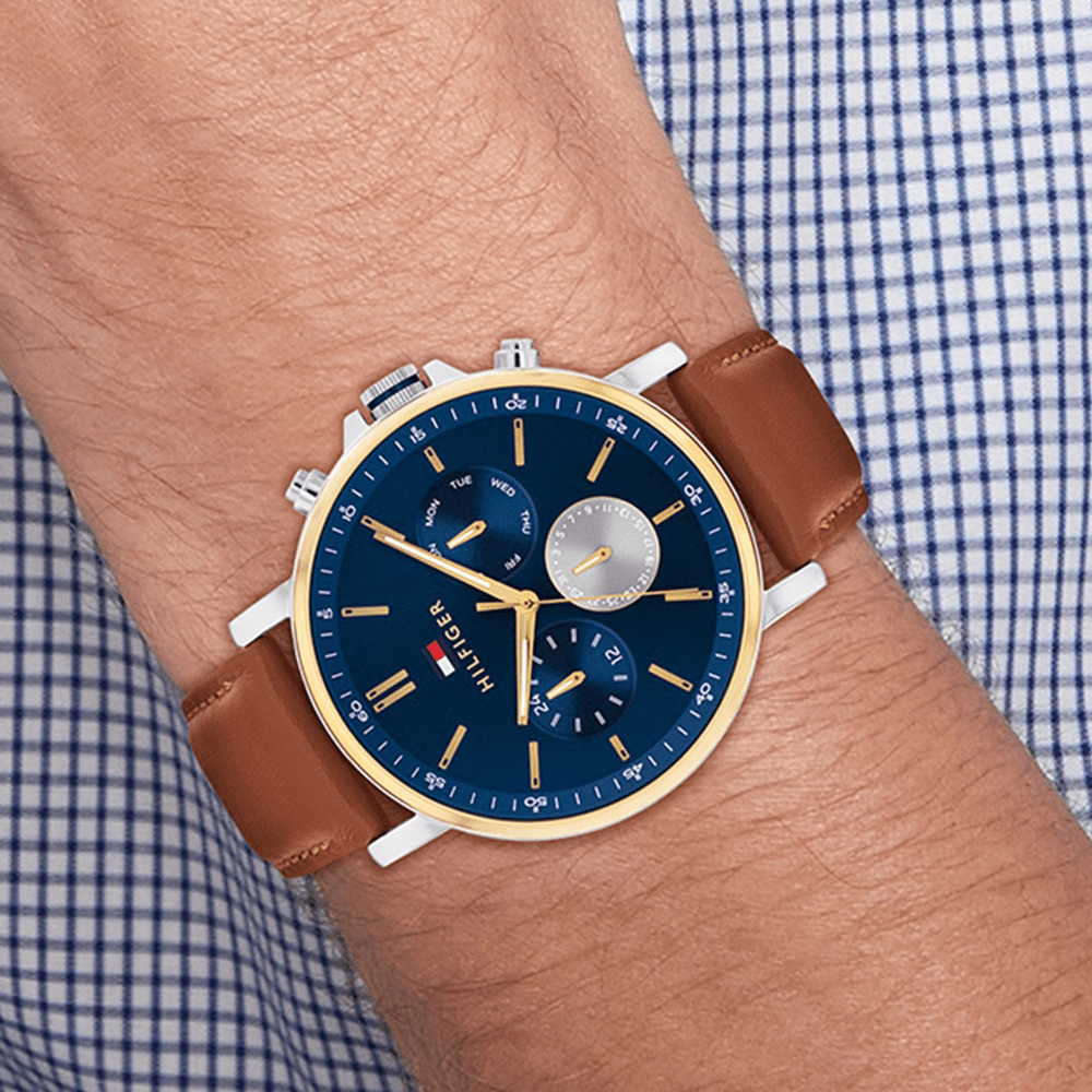 Tommy Hilfiger Men's Tyson Quartz Multifunction Watch 1710703 Watches Bevilles 