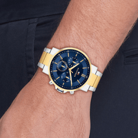 Tommy Hilfiger Men's Tyson 2-Tone Quartz Multifunction Watch 1710710 Watches Bevilles 