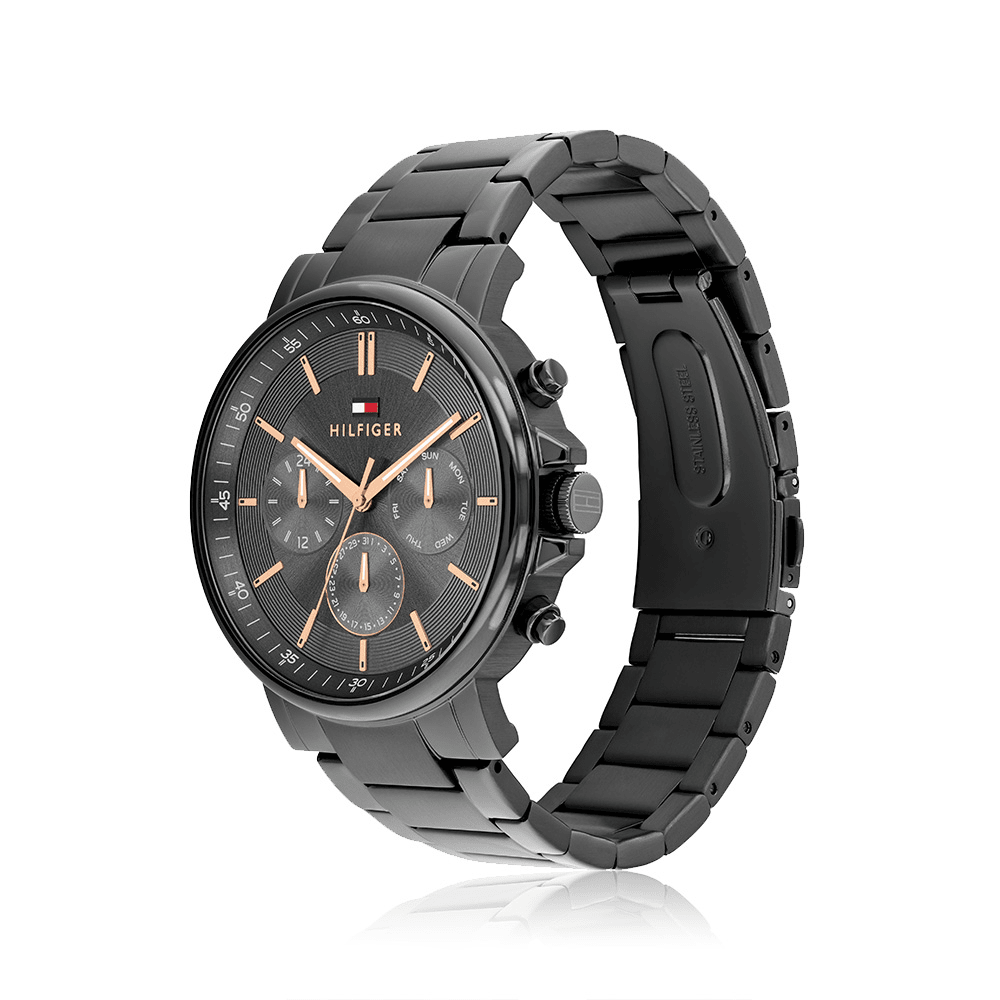 Tommy Hilfiger Men's Tyson Quartz Multifunction Watch 1710711 Watches Bevilles 