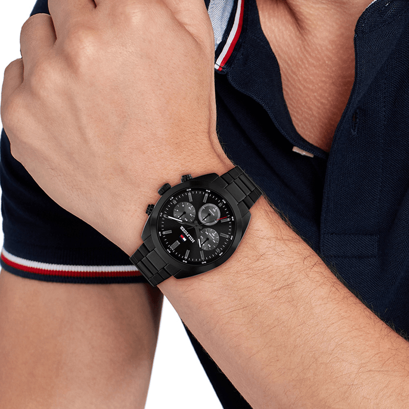 Tommy Hilfiger Men's Hudson Quartz Chronograph Watch 1710724 Watches Bevilles 