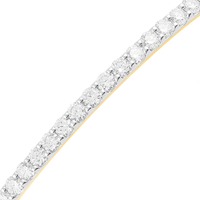 58mm Bangle with 2.00tw of Laboratory-Grown Diamonds in 9kt Yellow Gold Bangles Bevilles 