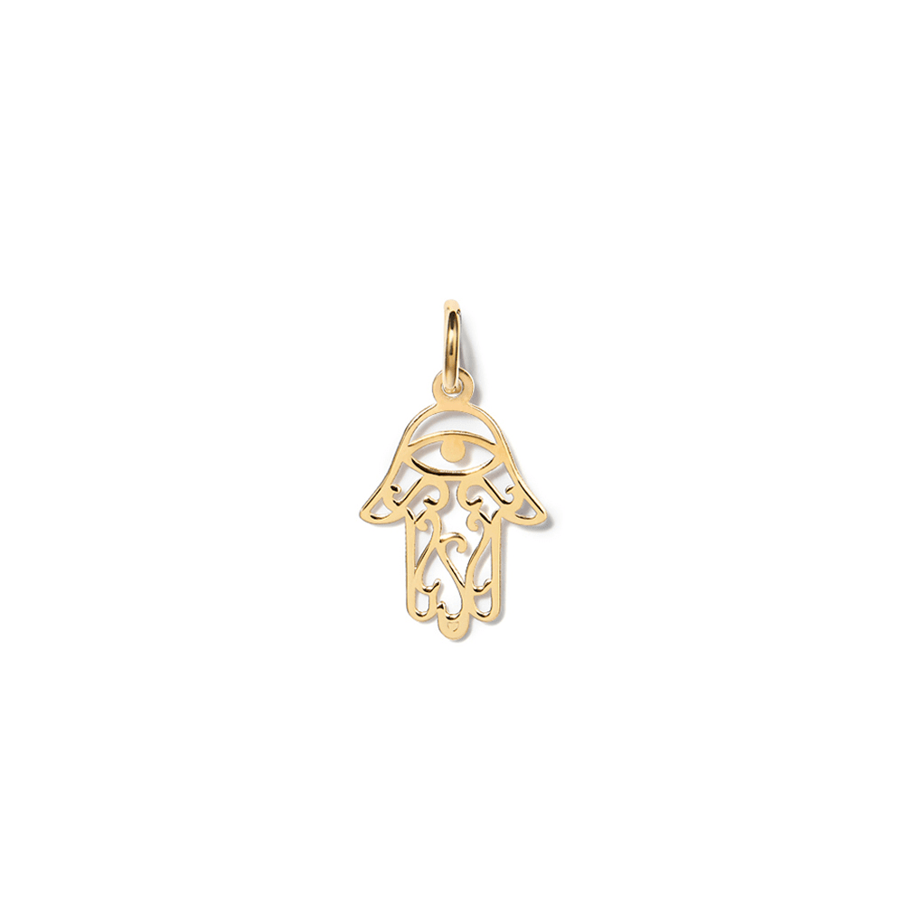 Hamsa Pendant in 9kt Yellow Gold Pendants Bevilles 
