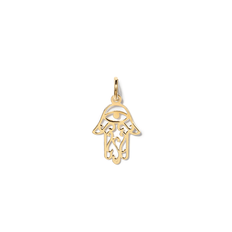 Hamsa Pendant in 9kt Yellow Gold Pendants Bevilles 