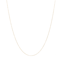45cm Diamond Cut Cable Chain in 9kt Yellow Gold Necklaces Bevilles 