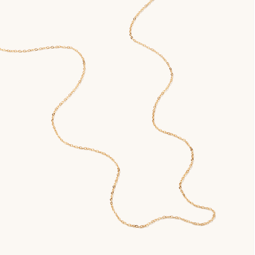 45cm Diamond Cut Cable Chain in 9kt Yellow Gold Necklaces Bevilles 