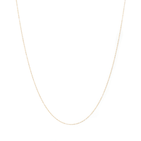 45cm Paperclip Chain in 9kt Yellow Gold Necklaces Bevilles 