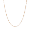 45cm Fine Paperclip Chain in 9kt Yellow Gold Necklaces Bevilles 