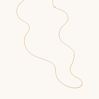 45cm Diamond Cut Oval Cable Chain in 9kt Gold Necklaces Bevilles 