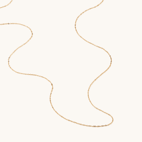 55cm Diamond Cut Cable Chain in 9kt Yellow Gold Necklaces Bevilles 