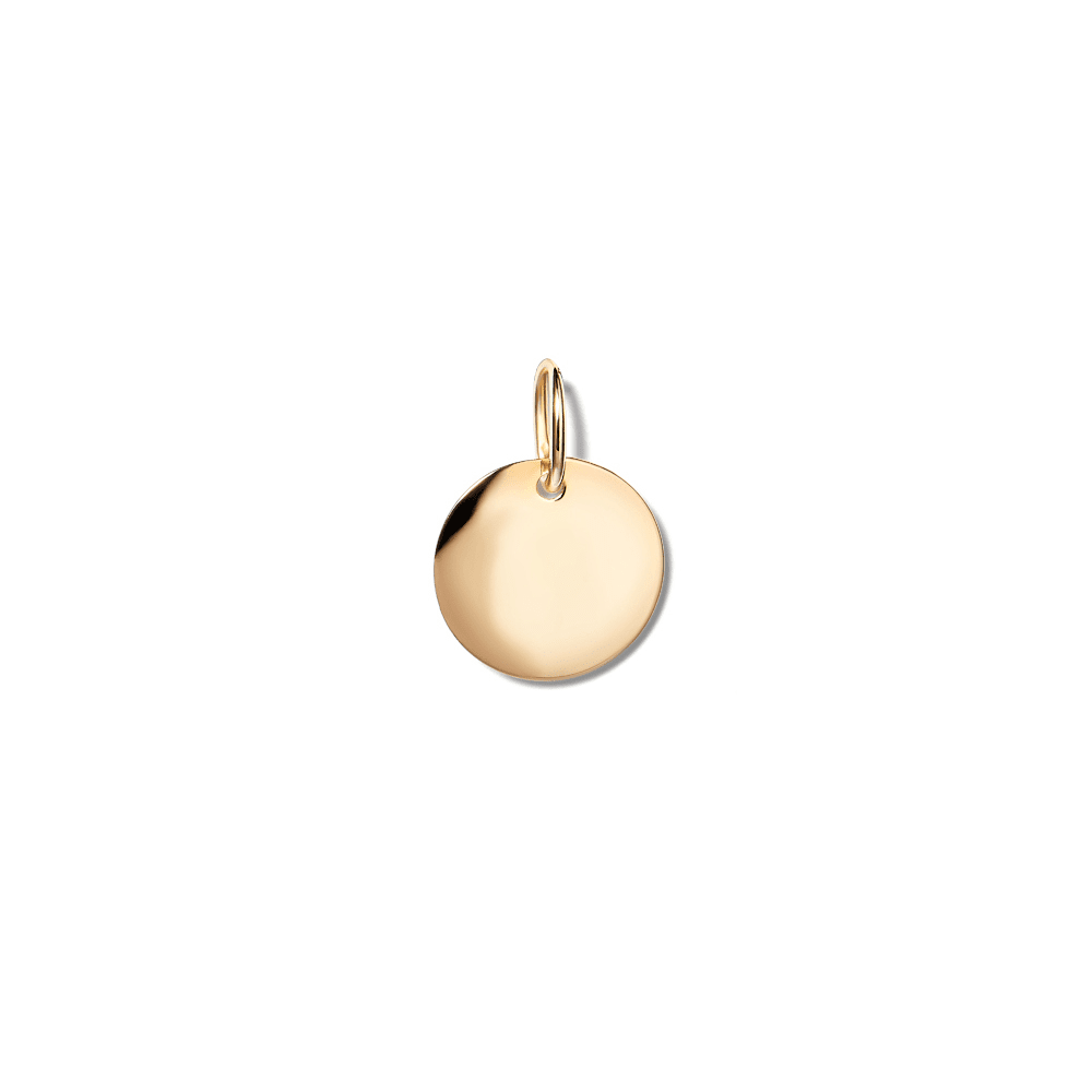 Disc Pendant in 9kt Yellow Gold Pendants Bevilles 