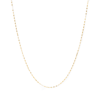 45cm Mirror Chain in 9kt Yellow Gold Necklaces Bevilles 