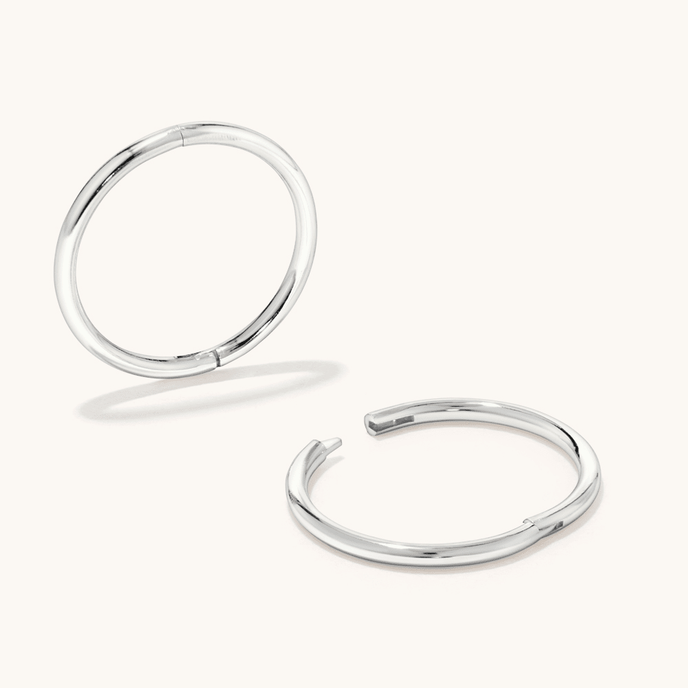 10mm Sleeper in Sterling Silver Earrings Bevilles 