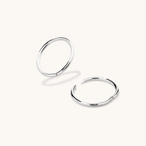10mm Sleeper in Sterling Silver Earrings Bevilles 