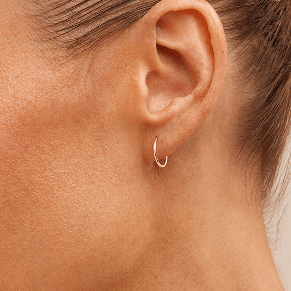 10mm Sleeper in Sterling Silver Earrings Bevilles 