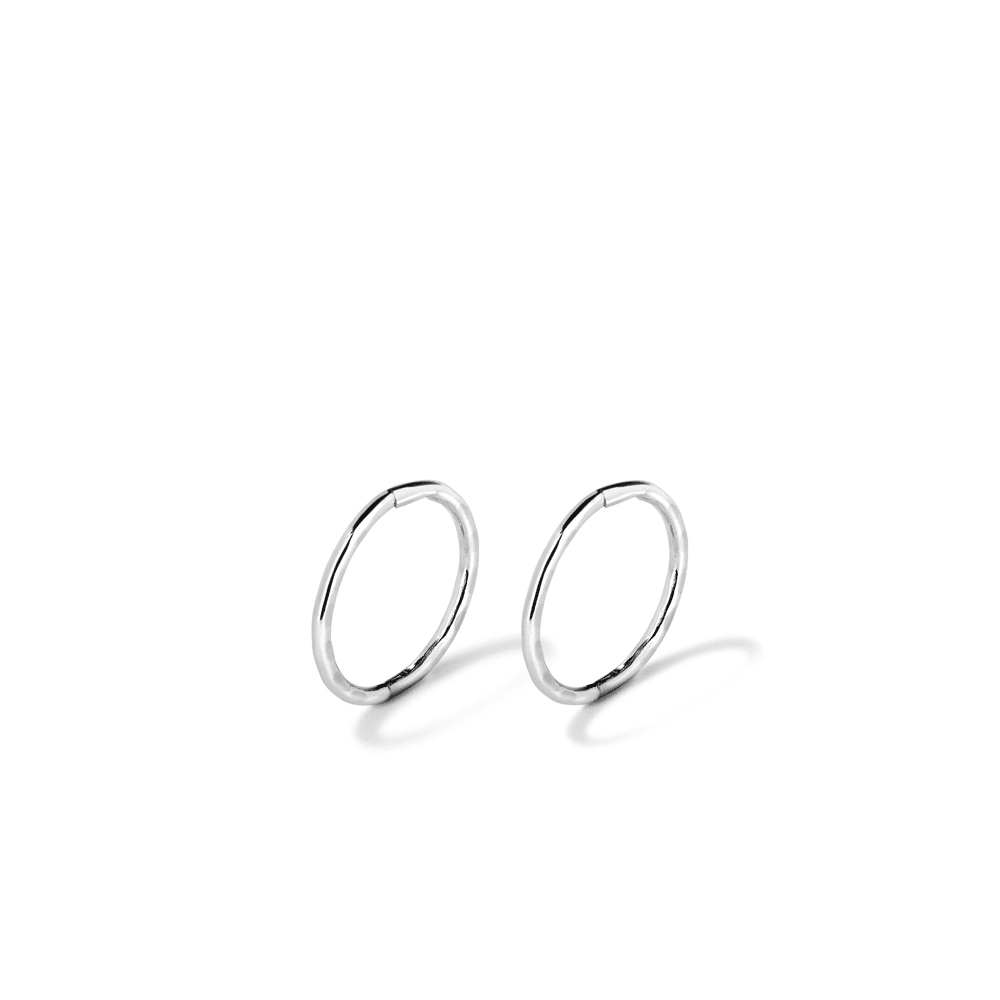 10mm Faceted Sleeper in Sterling Silver Earrings Bevilles 