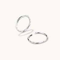 10mm Faceted Sleeper in Sterling Silver Earrings Bevilles 
